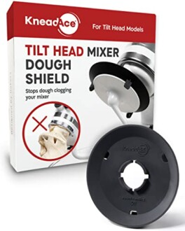 KneadAce Dough Hook Shield for KitchenAid - Prevents Dough Climbing and Clogging Mixer